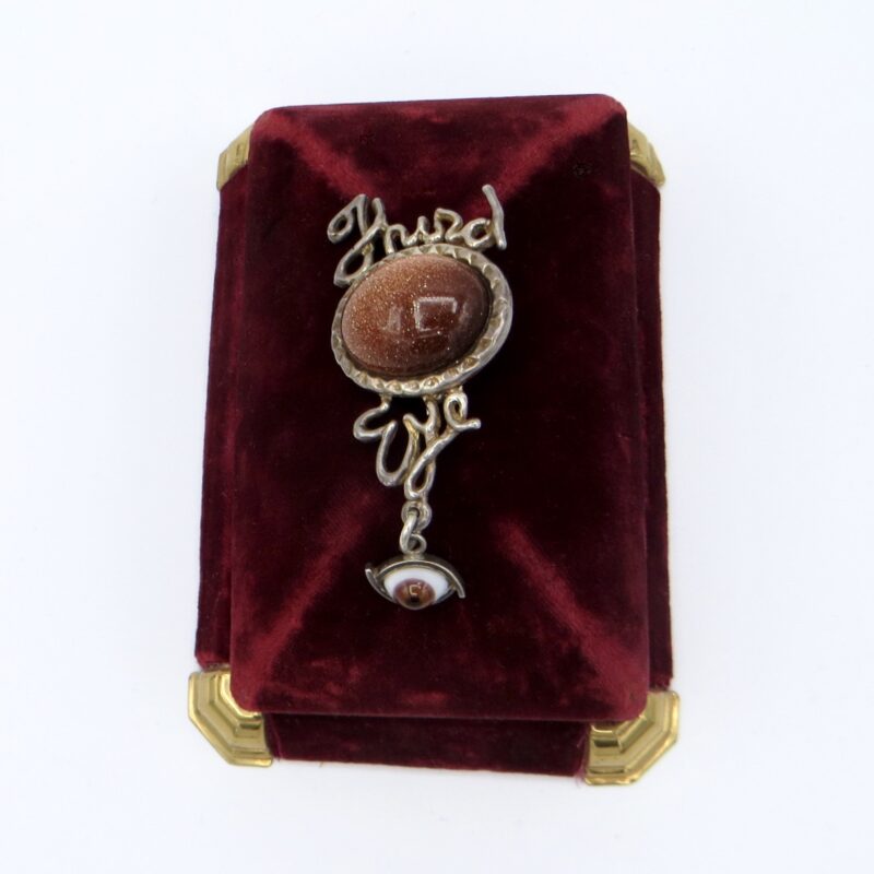 Silver Third Eye Brooch