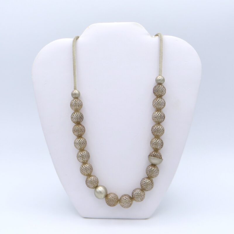 Silver Mesh Necklace