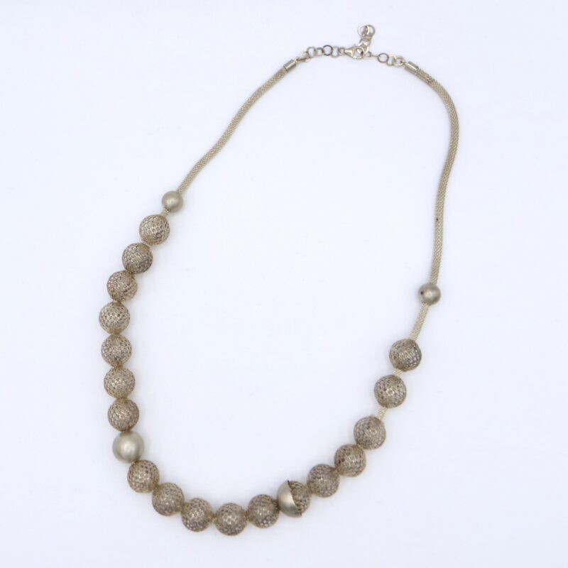 Silver Mesh Necklace