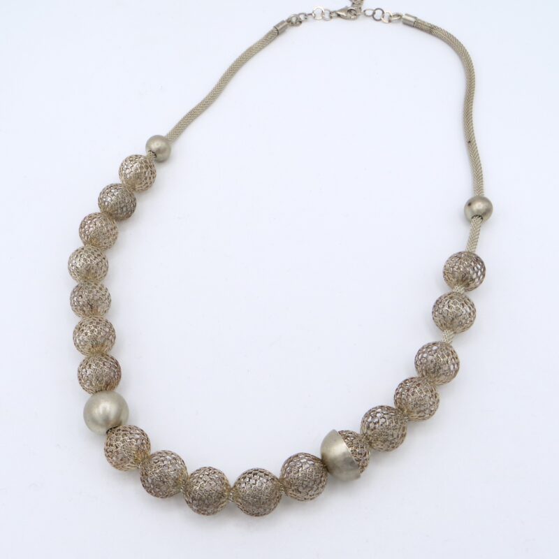Silver Mesh Necklace