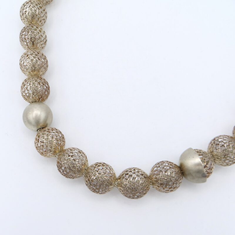 Silver Mesh Necklace