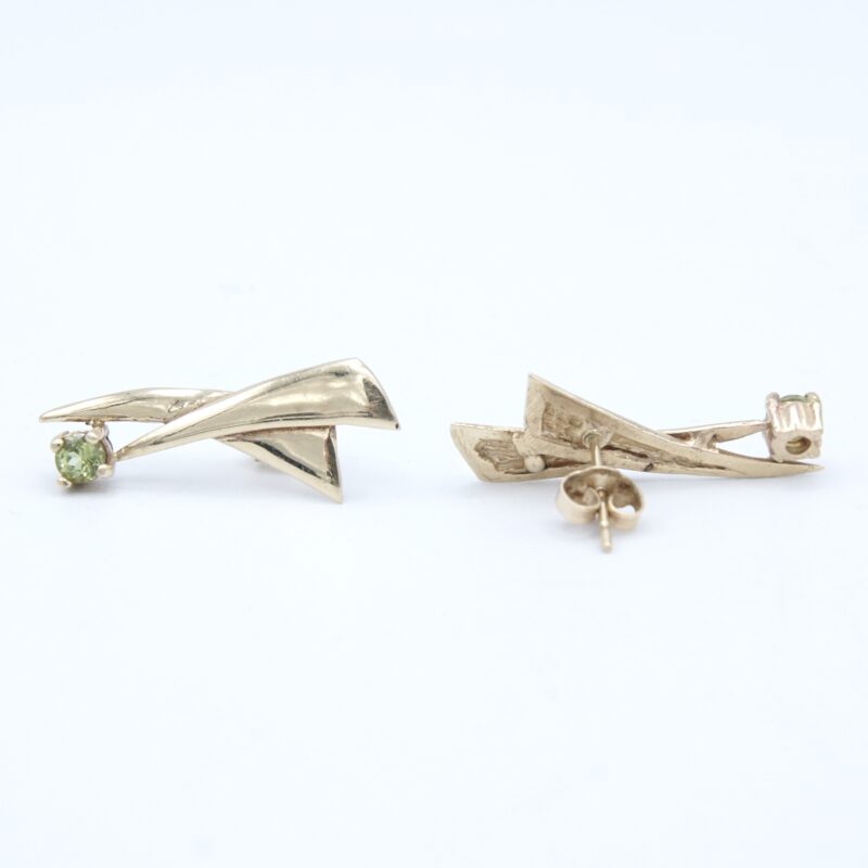 14kt Gold & Peridot Earrings