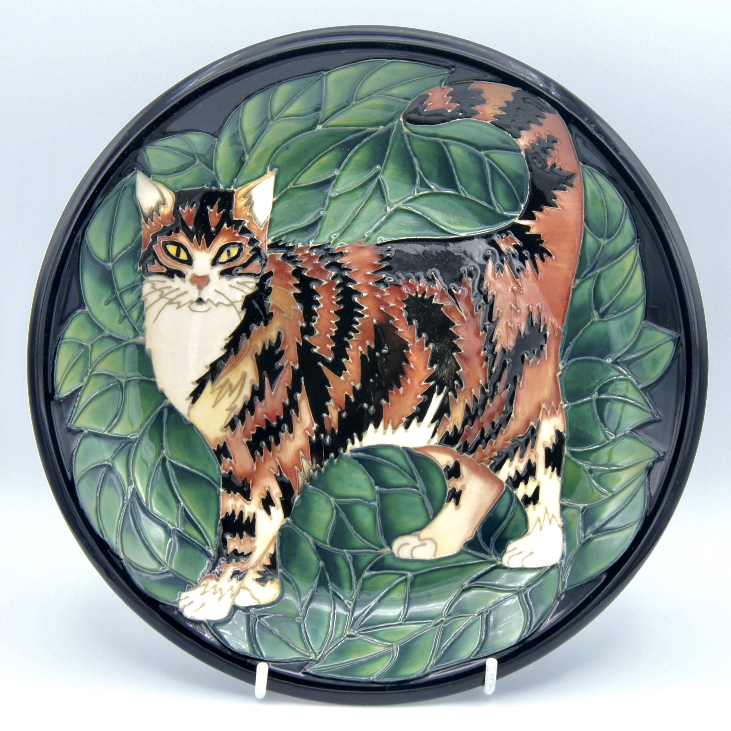 Rare Moorcroft Cat Plate