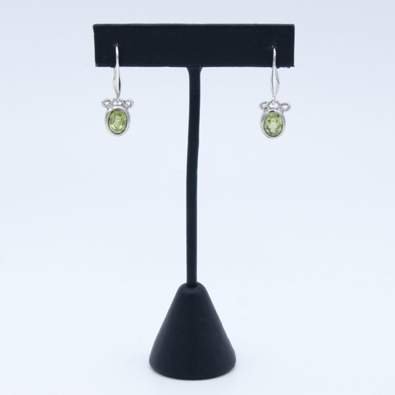 Silver & Peridot Earrings