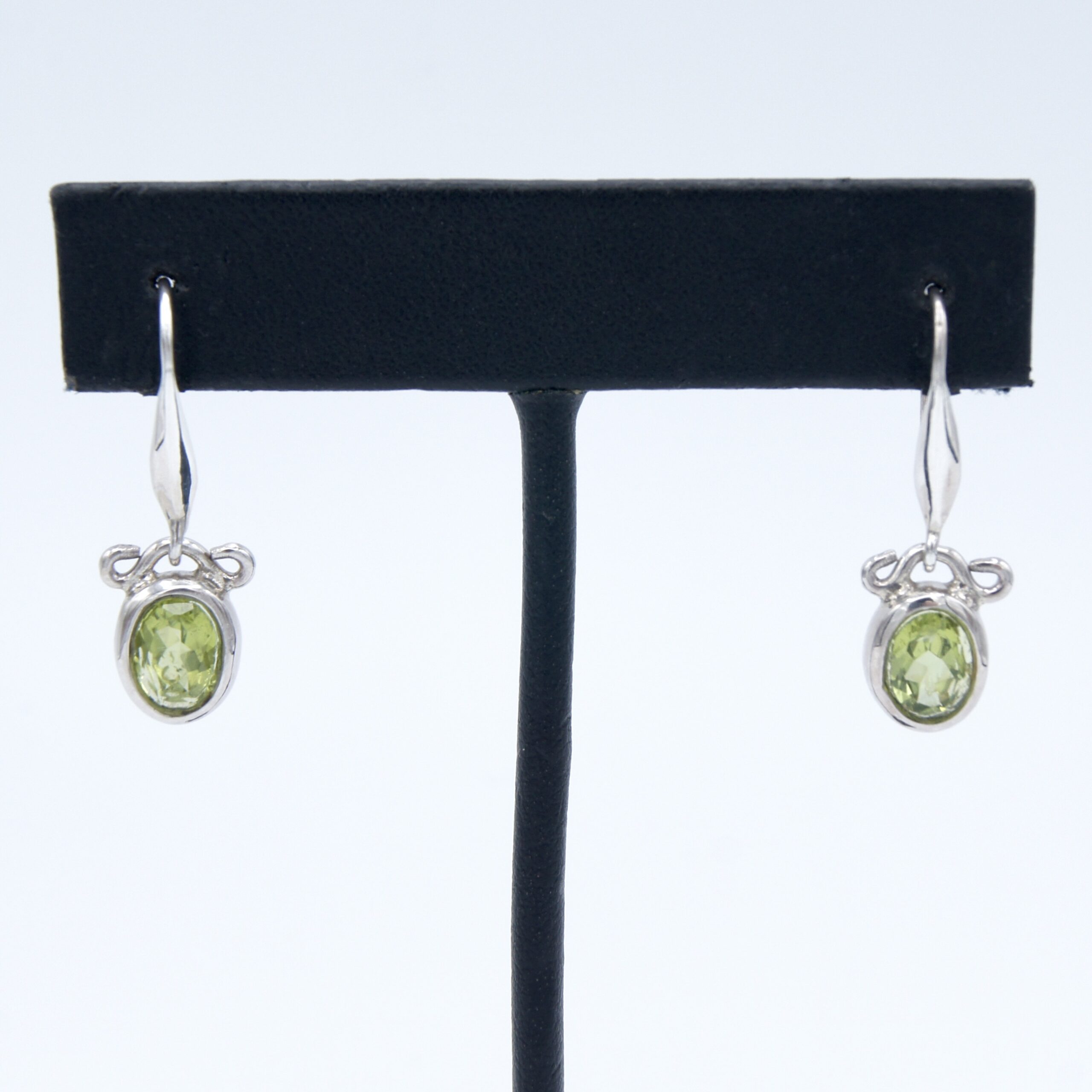 Silver & Peridot Earrings