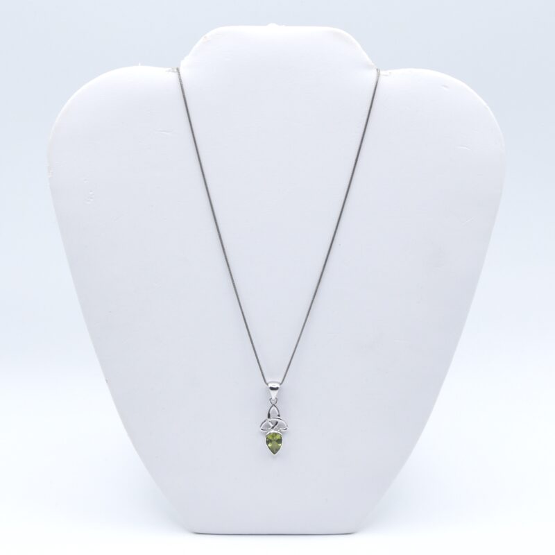 Silver & Peridot Necklace