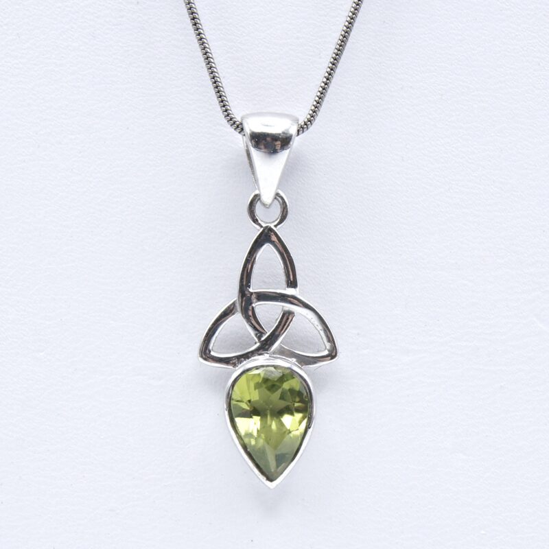 Silver & Peridot Necklace