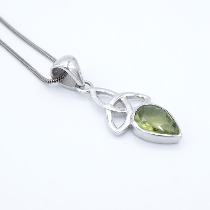 Silver & Peridot Necklace