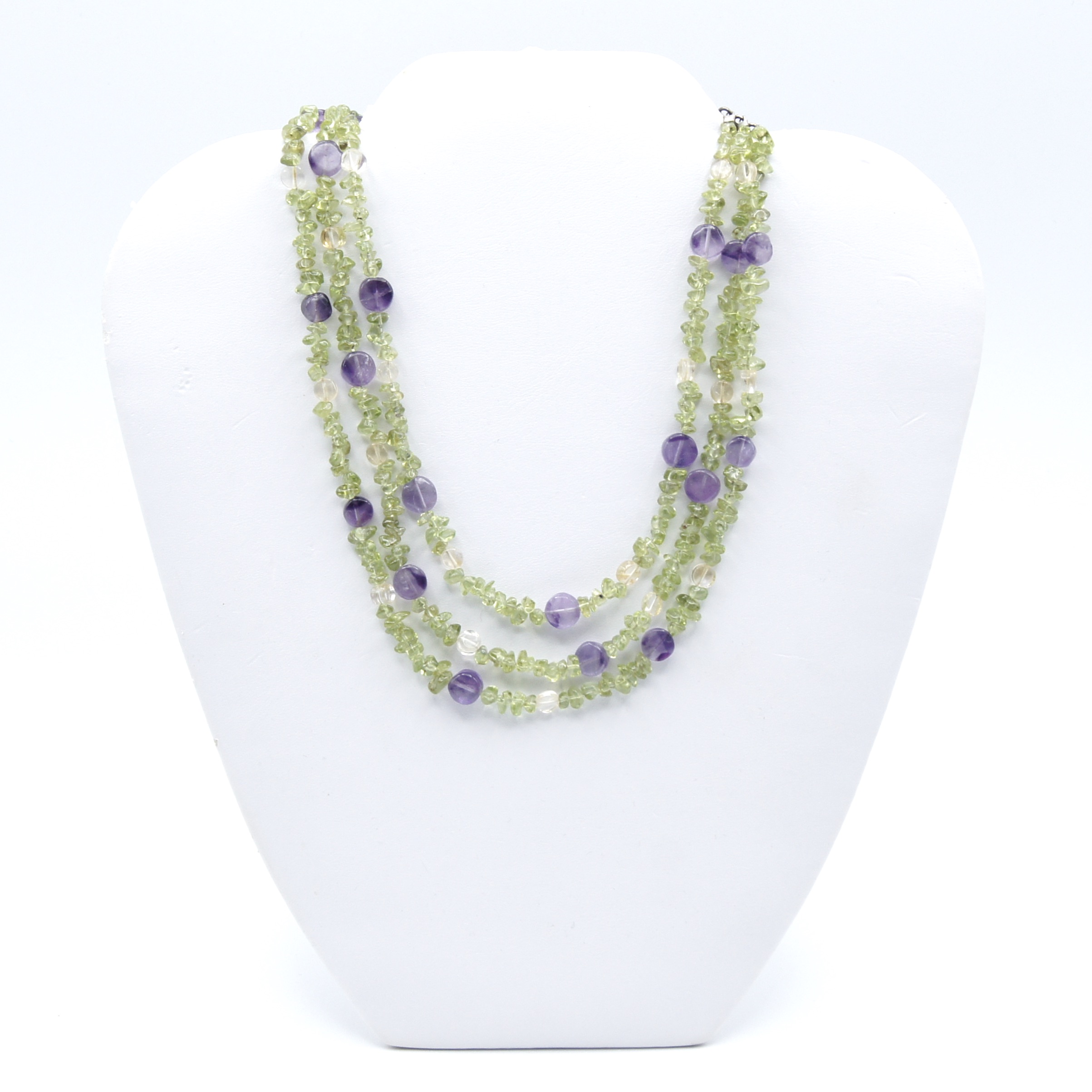 Peridot & Amethyst Necklace