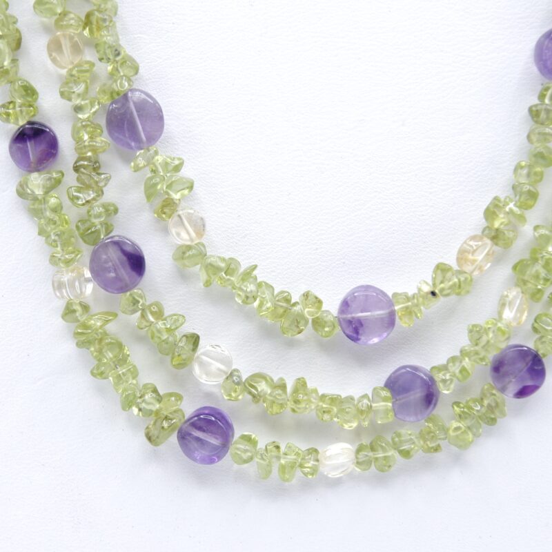 Peridot & Amethyst Necklace