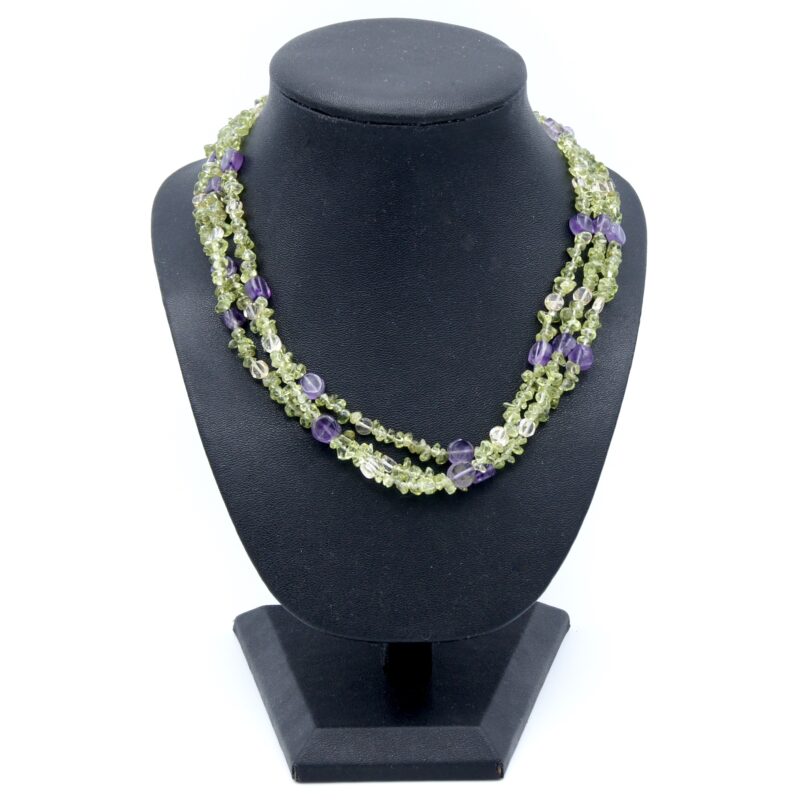Peridot & Amethyst Necklace
