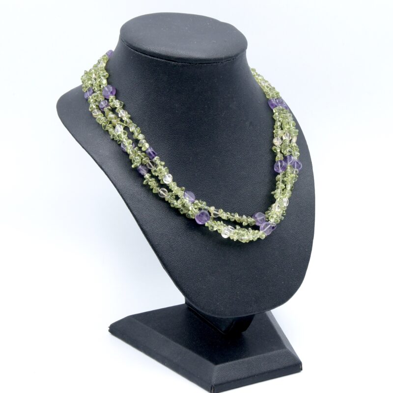 Peridot & Amethyst Necklace