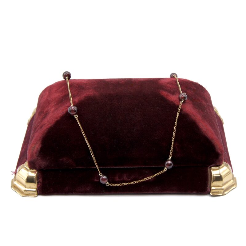 Garnet Bead Necklace