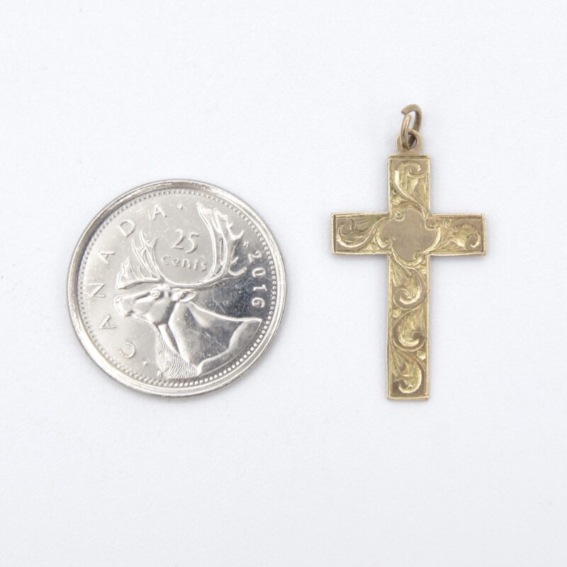 9kt Gold Cross Pendant