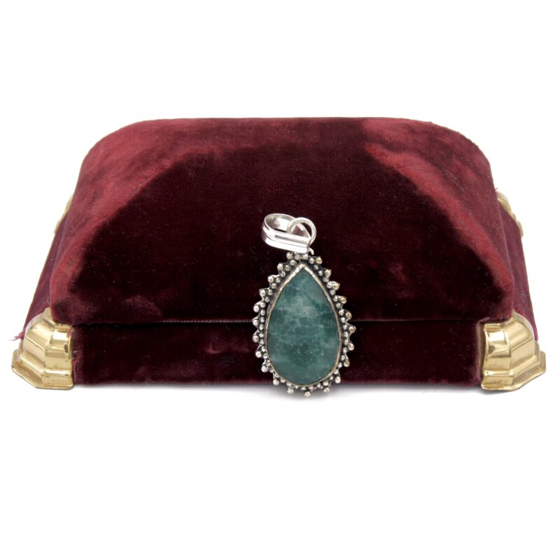 Silver & Emerald Pendant
