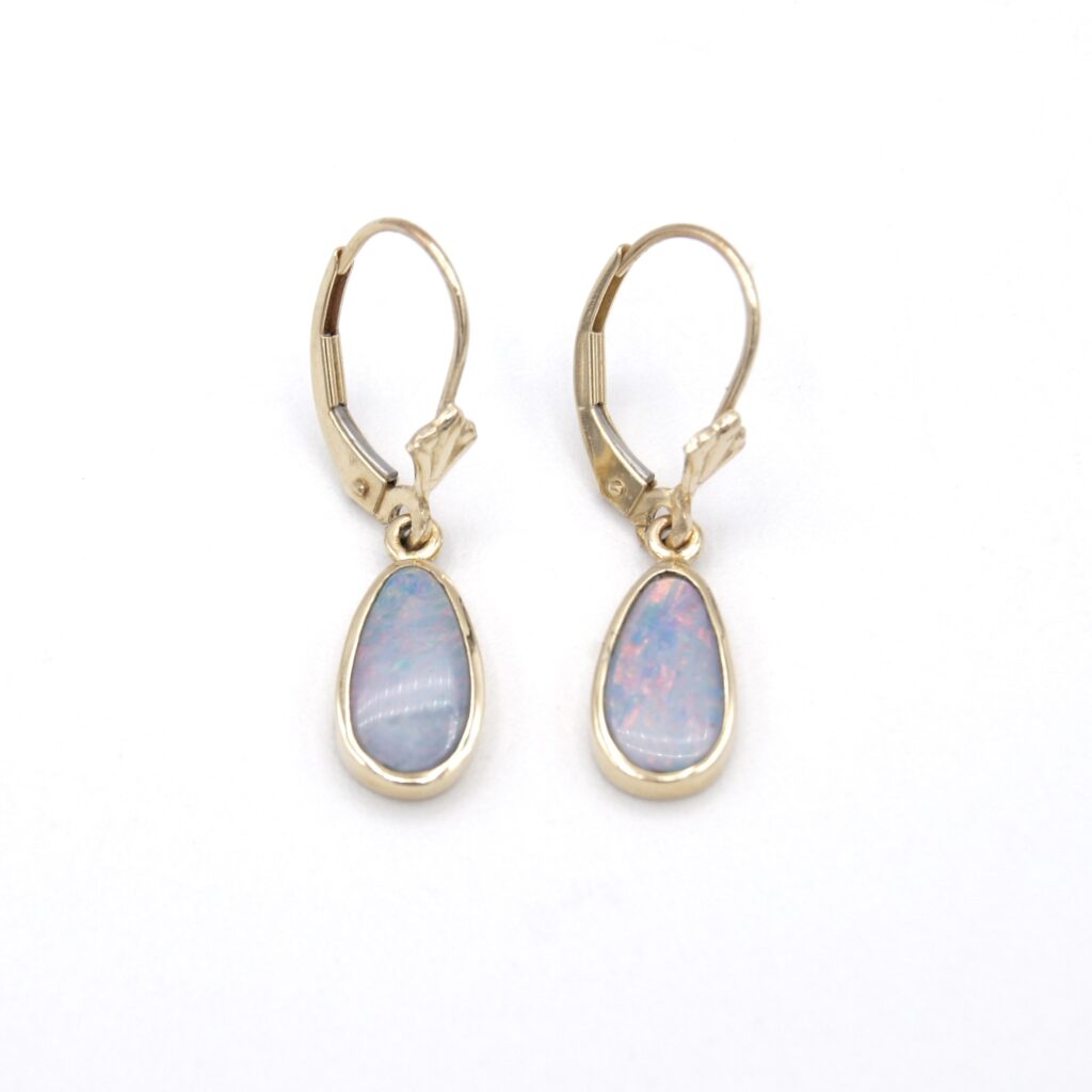 14kt Gold & Opal Earrings