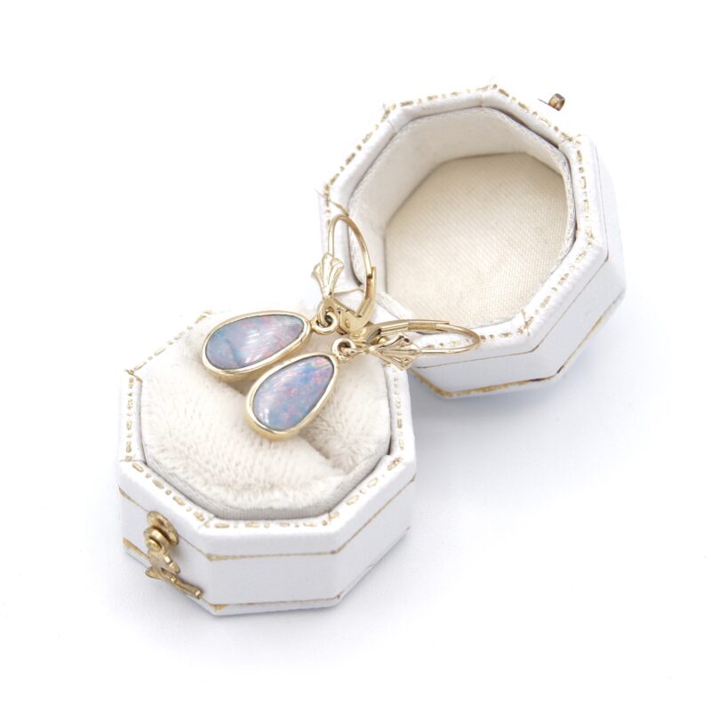 14kt Gold & Opal Earrings