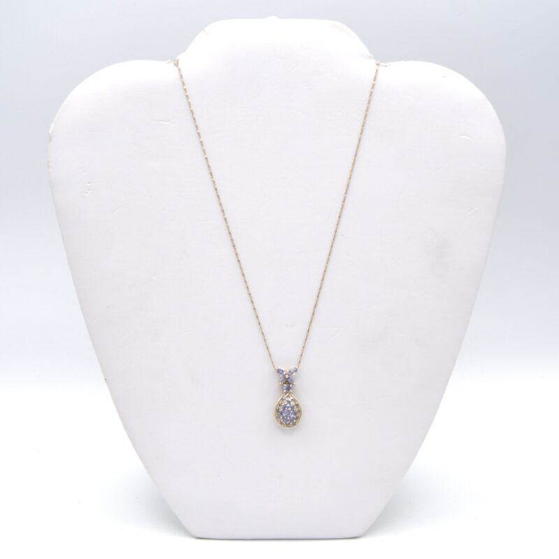 14kt Gold and Tanzanite Necklace