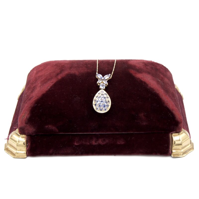 14kt Gold and Tanzanite Necklace
