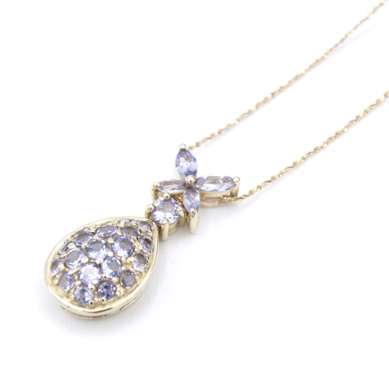 14kt Gold and Tanzanite Necklace