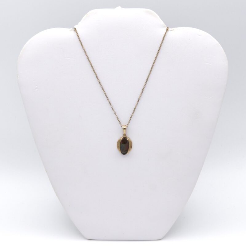 10kt Gold & Ammolite Pendant