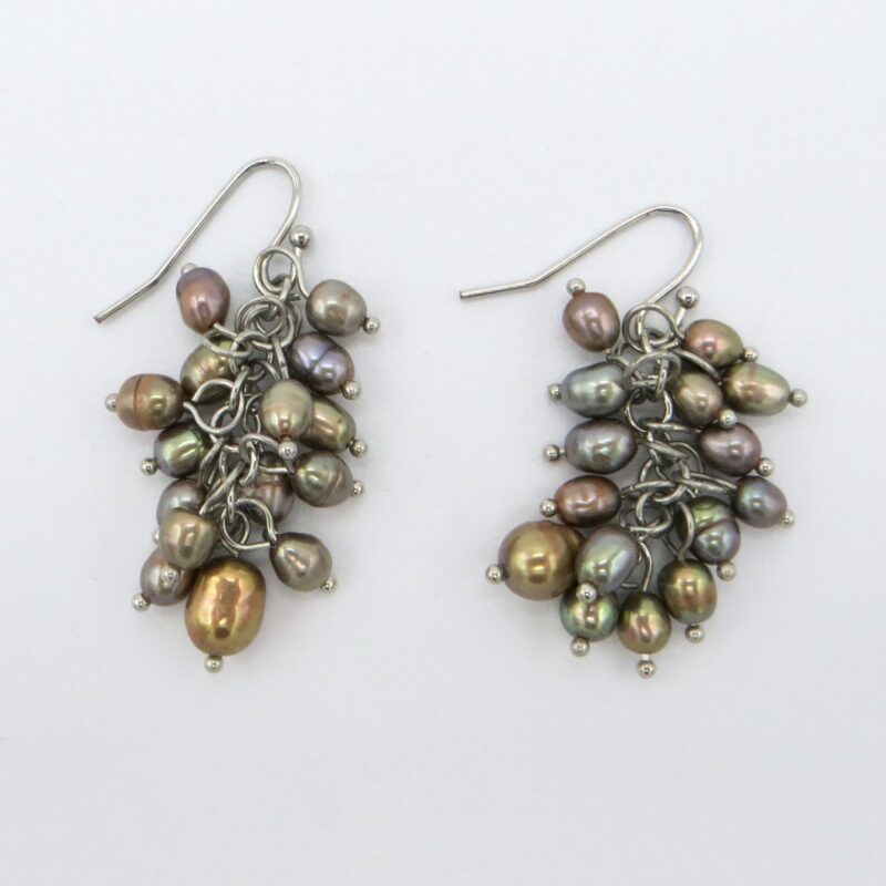 Silver & Freshwater Pearl Earrings