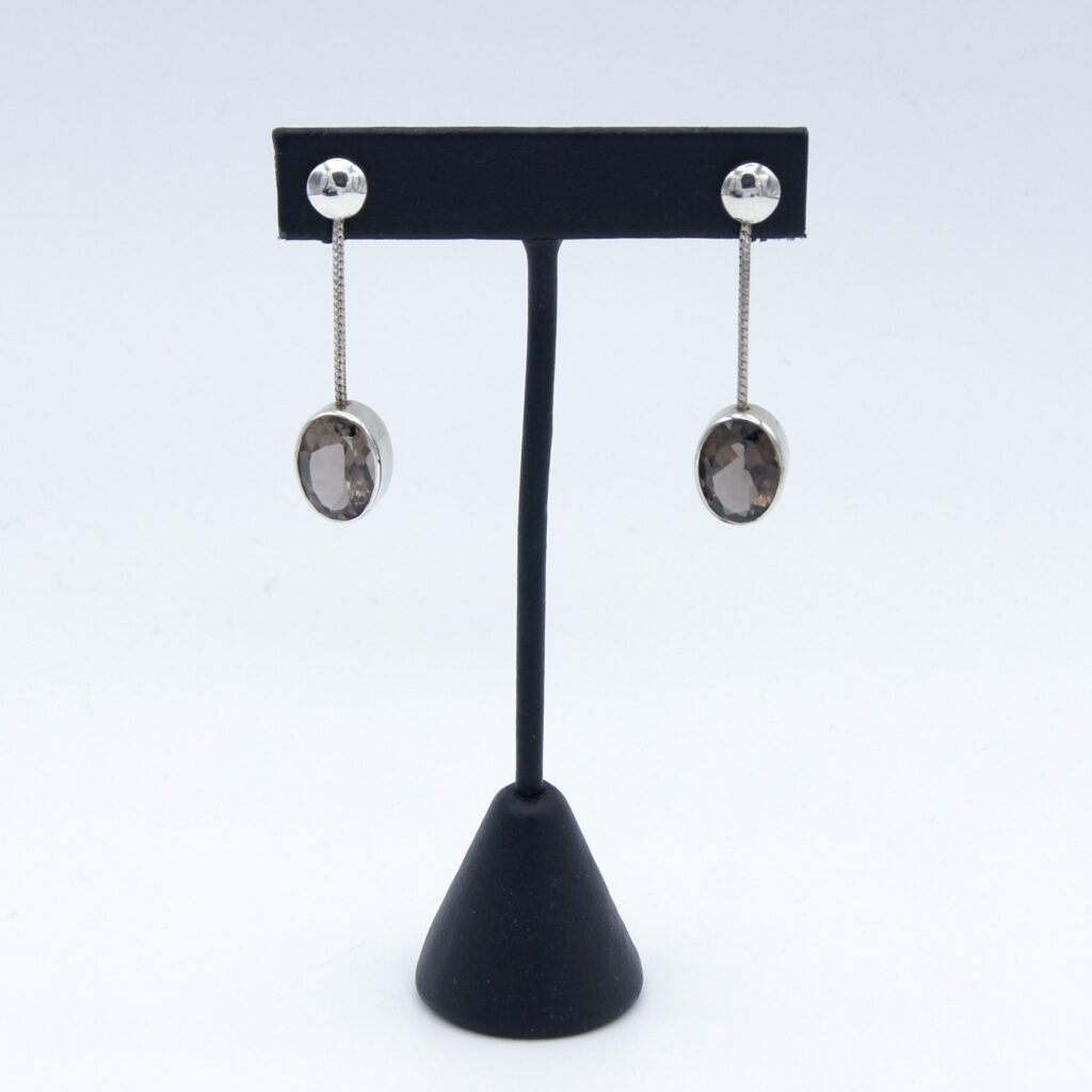 Silver & Quartz Earrings