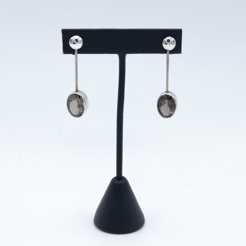Silver & Quartz Earrings