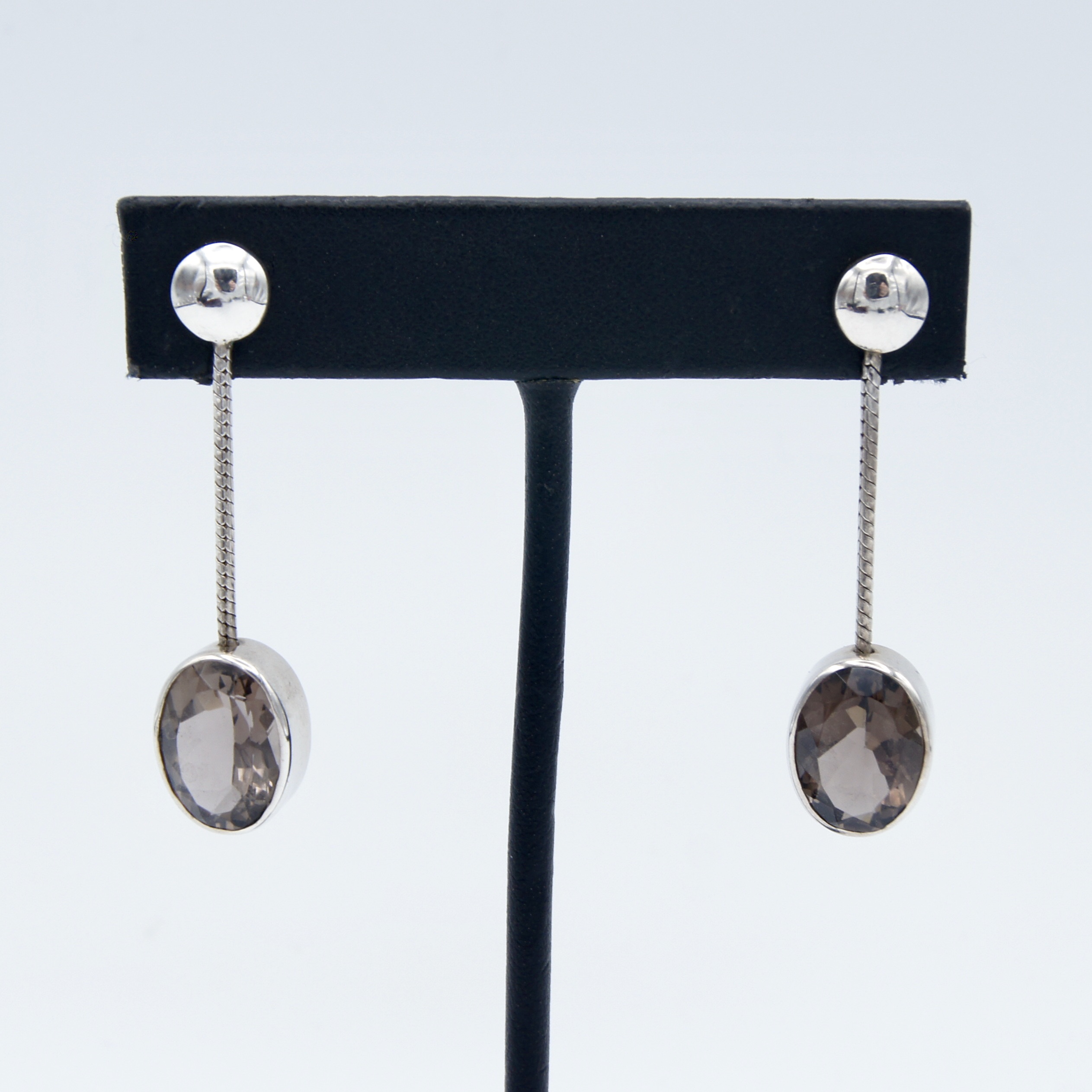 Silver & Quartz Earrings