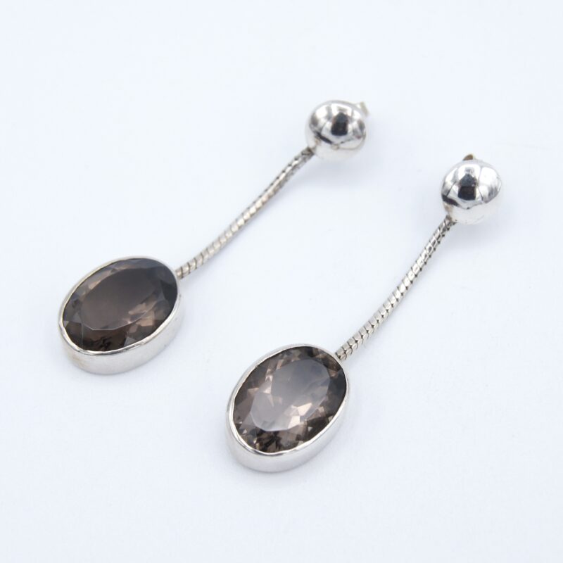 Silver & Quartz Earrings