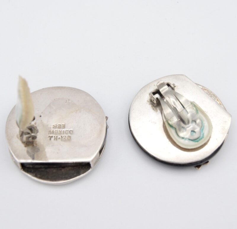 Silver Moon Clip-On Earrings