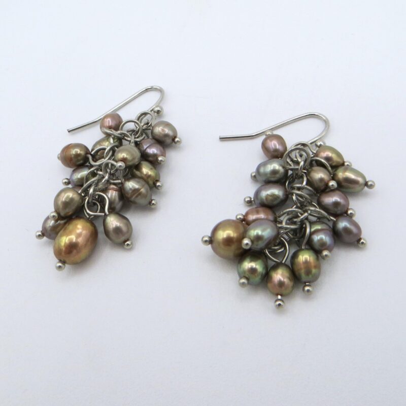 Silver & Freshwater Pearl Earrings