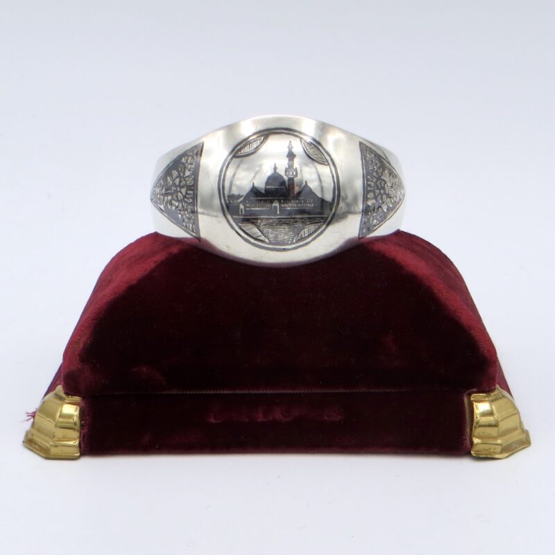 Silver Niello Minaret Bracelet