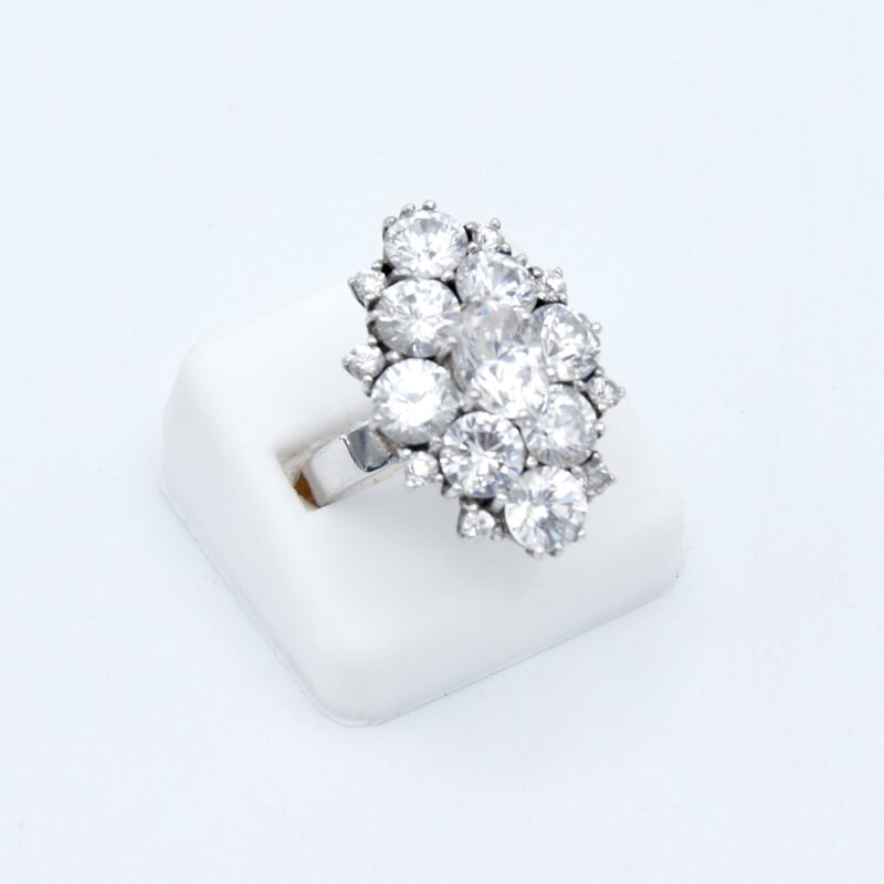 Sterling Silver & Crystal Ring