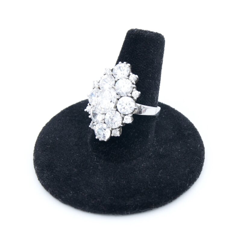 Sterling Silver & Crystal Ring