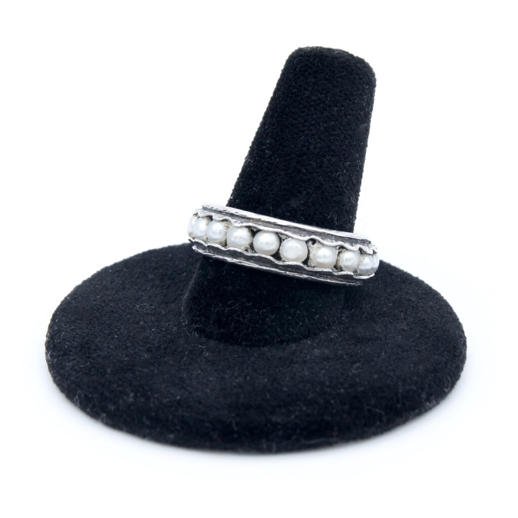 Silver & Pearl Band