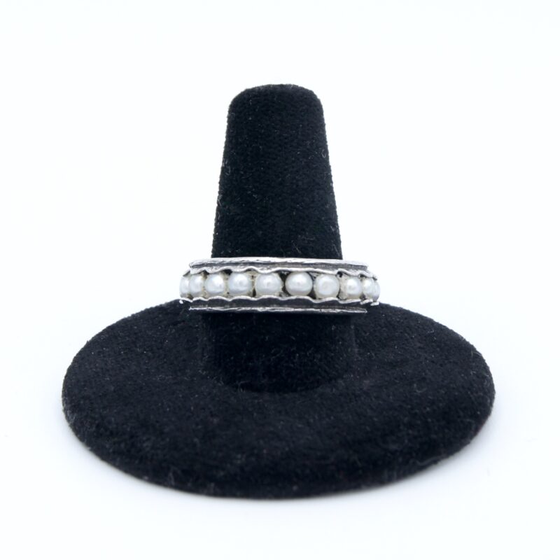 Silver & Pearl Band