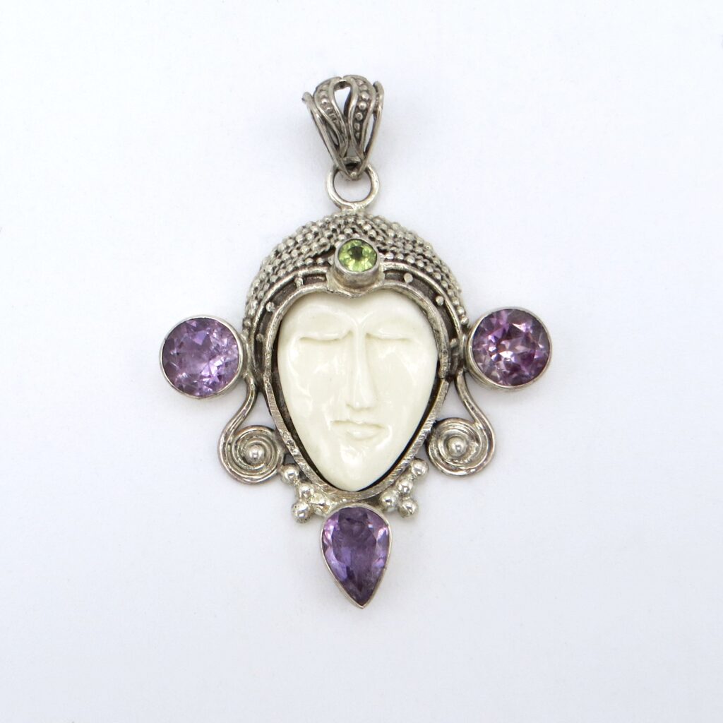 Figural Silver Pendant