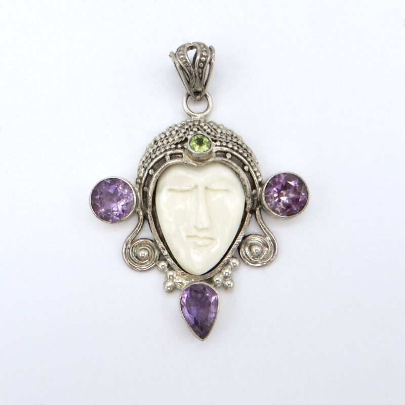 Figural Silver Pendant