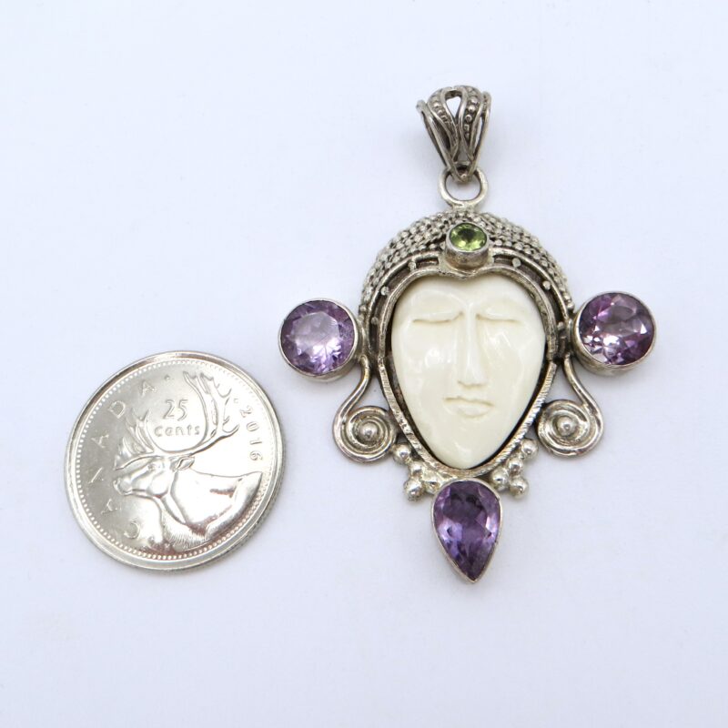 Figural Silver Pendant