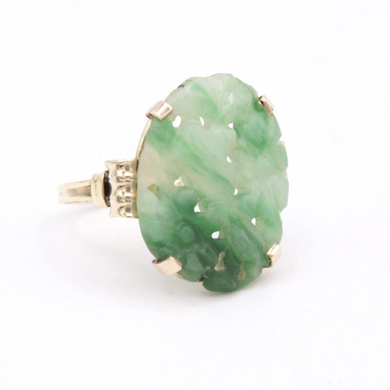 14kt Gold & Jade Ring