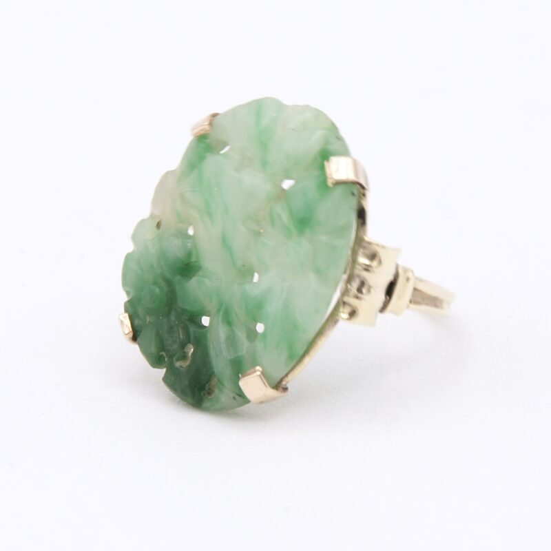 14kt Gold & Jade Ring