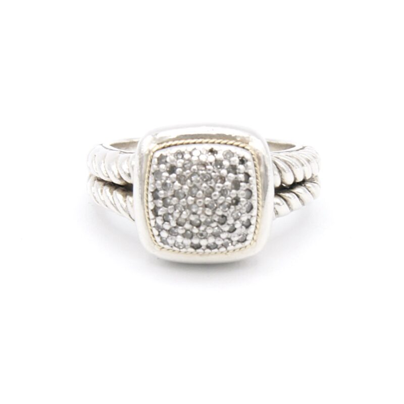 Effy Silver & Diamond Ring