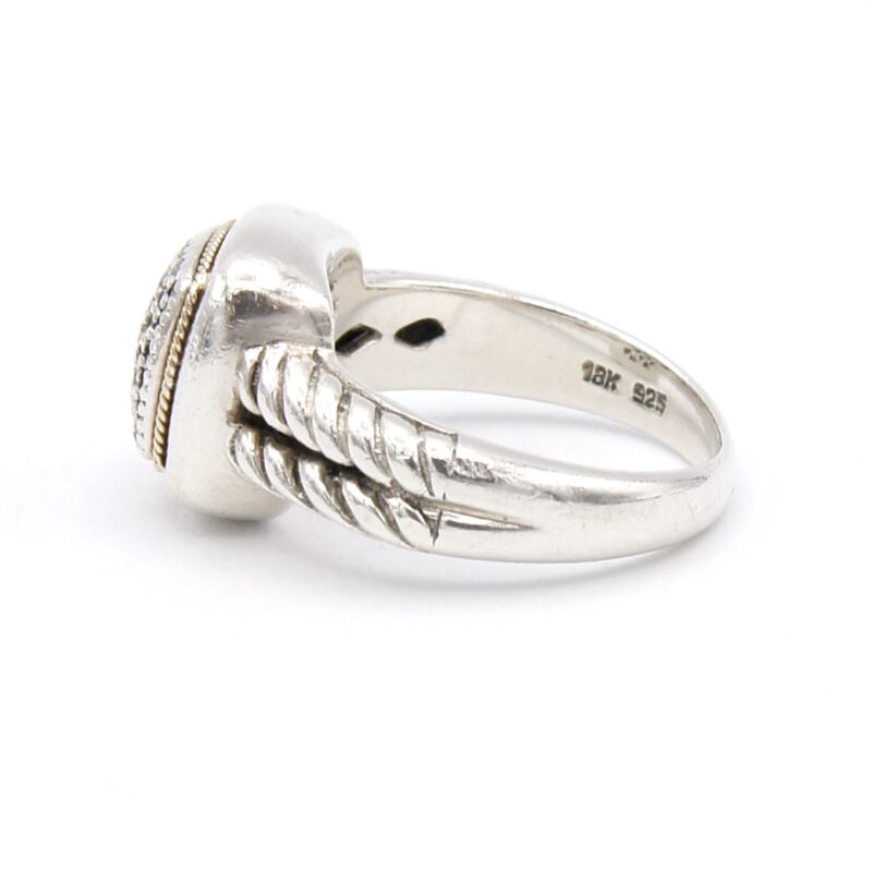 Effy Silver & Diamond Ring
