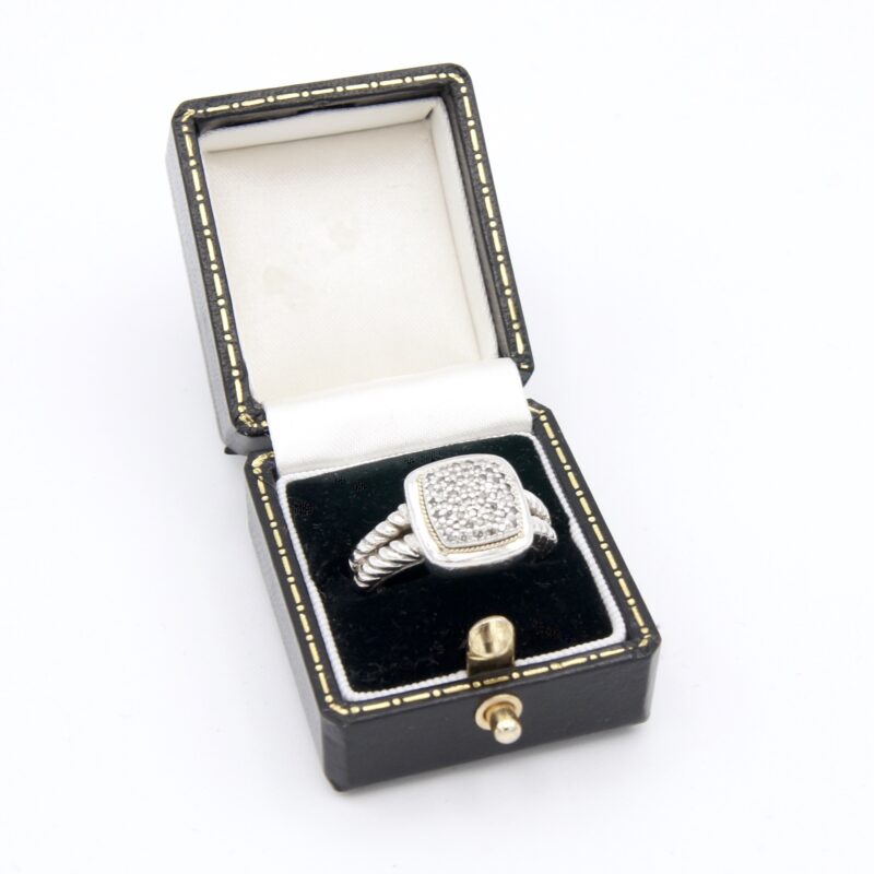 Effy Silver & Diamond Ring