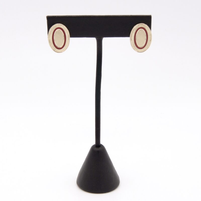 9kt Gold & Enamel Earrings