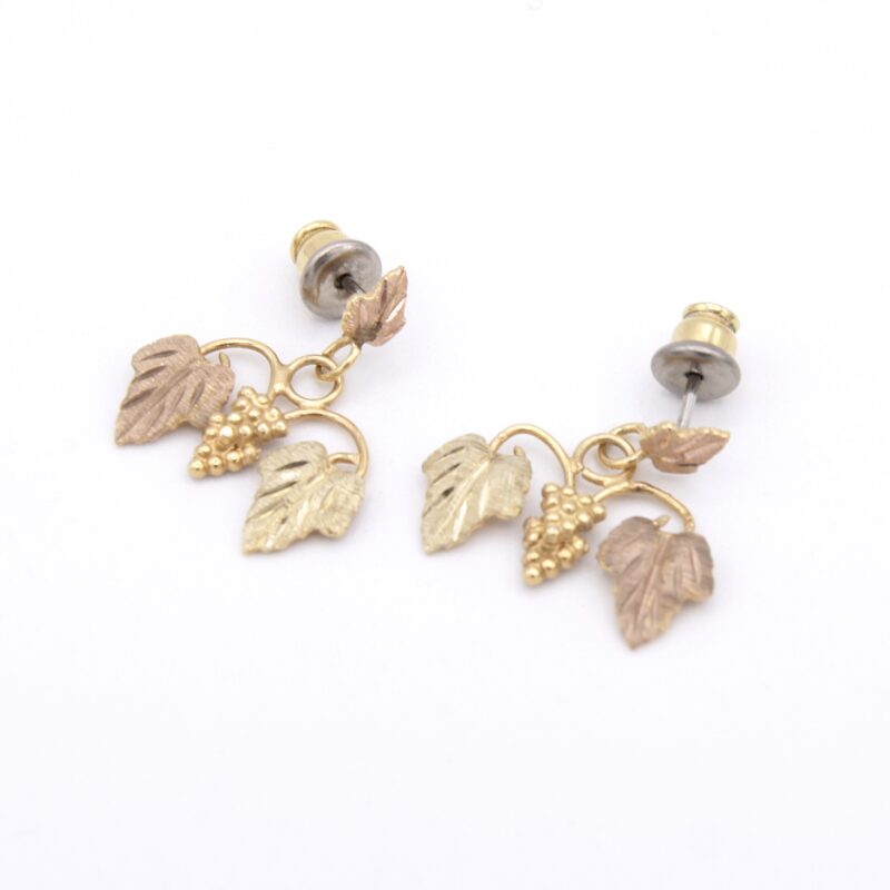 12kt Black Hills Gold Earrings