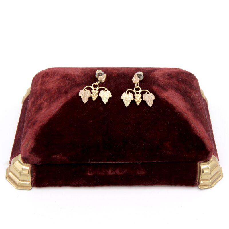 12kt Black Hills Gold Earrings