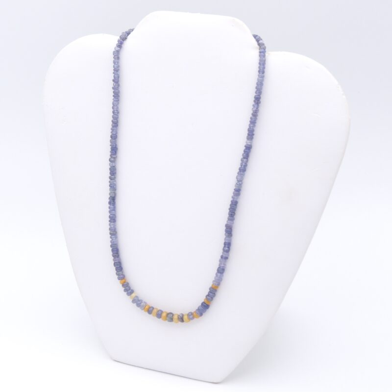 Opal & Tanzanite Bead Necklace