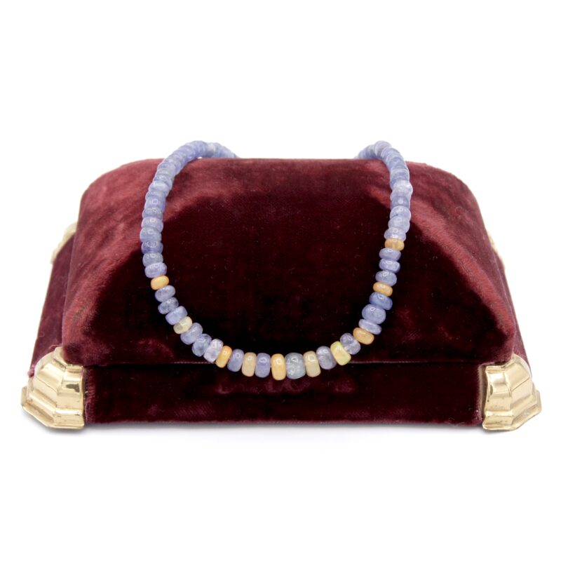 Opal & Tanzanite Bead Necklace